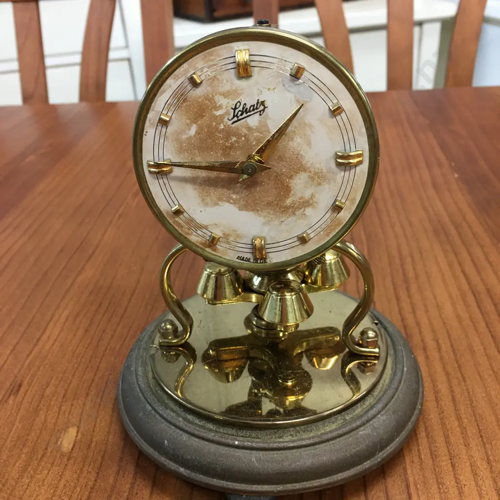 Vintage  German 400 Day Schatz Dome Clock Image 1++